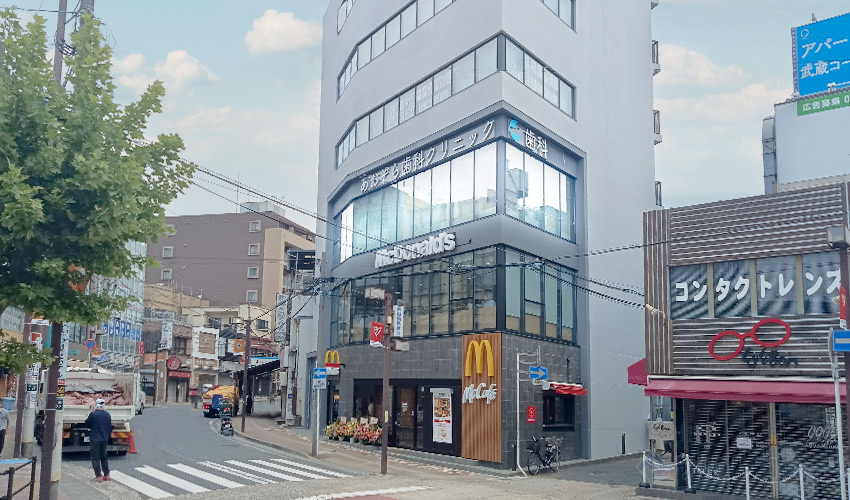 西船橋駅前あおぞら歯科クリニック 医院外観の写真